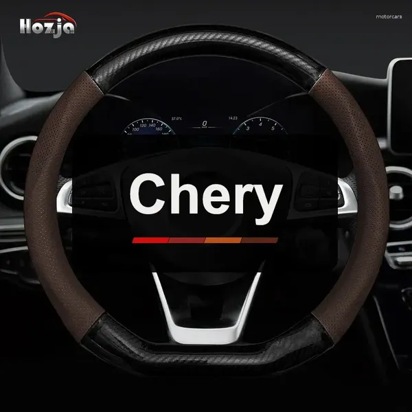 Coperchio ruota dello sterzo per Chery Tiggo 7 Pro Plus 8 5x Copertura per auto 6 Colori PU Accessori automatici non slip