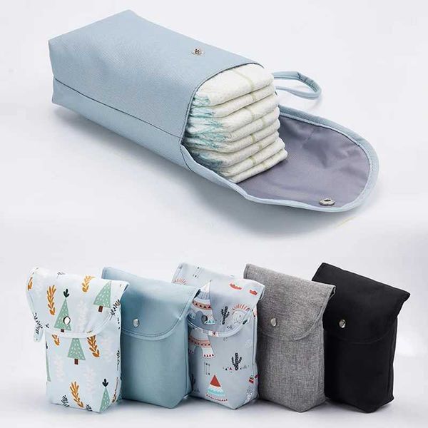 Sacos de fraldas Bolsas de fraldas no atacado de bolsas de fraldas à prova d'água e reutilizáveis ​​para bebês de fraldas de bebê e bolsas de armazenamento de fraldas de grande capacidade WX5.26