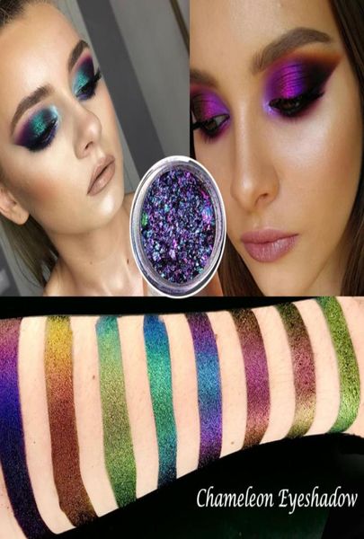 12 Farben Chamäleon Pigment Glitter Chrom Lidschatten Prismatische Pulver glänzend Metallic Lose Lidschatten Makeup3395906