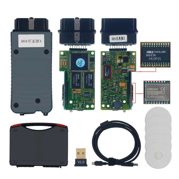 Beste Qualität 5054A Bluetooth Amb2300 Original OKI Full Chips 5054 plus V7.2.1 Support Online -Codierungs -Autos DEGNOSTISCHE TOHR