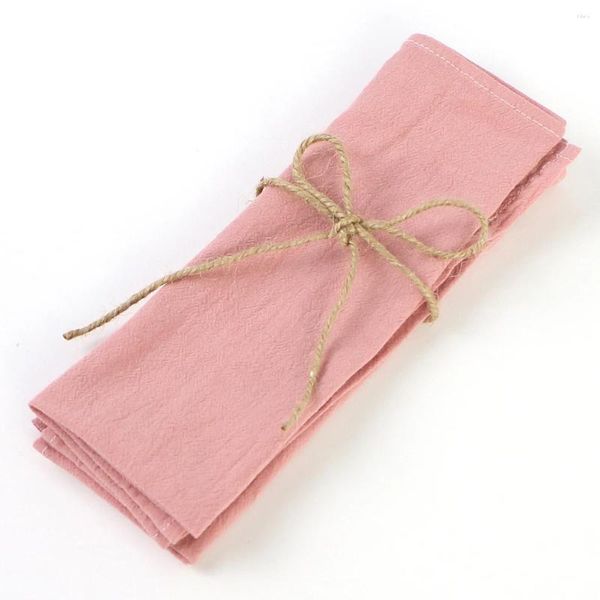 Elimina contenitori rosa tovaglioli di stoffa di tessuto in fabbrica in tessuto morbido in tessuto morbido set da tavolo da cucina strofinacci da cucina per il matrimonio