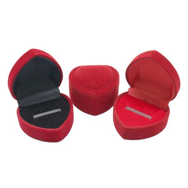 4 8 cm 4 8 cm Organizzatore ebraico RED VELVET Ring Box Memori simpatici scatole regalo per anelli Collana a pendente Price all'ingrosso 298L