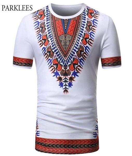 Maglietta africana dashiki maschi 2020 marca estiva a maniche corta maglietta homme casual slim fit o collo dashiki stampa maschio tshirts7649398