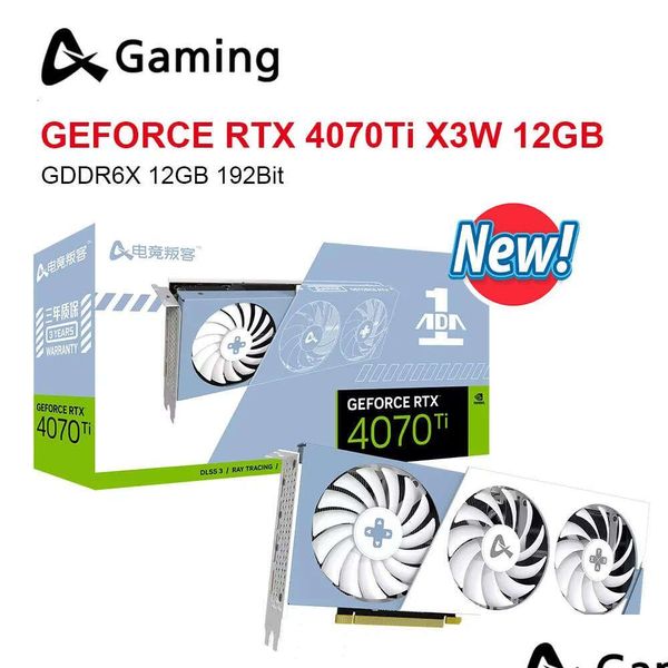 Schede grafiche Ax Gaming RTX 4070 4070Ti RTX3070Ti 3050 3060 3060Ti 4080 4060Ti Scheda grafica Video Placa de vdeo Drople Delivery Compute Otebn