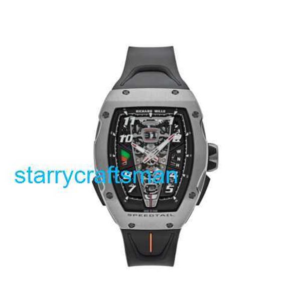 Richamills relógios de luxo Mills mecânicos Cronógrafo RM40-01 McLaren Speedtail Speedtail Automático Tourbillon STGB