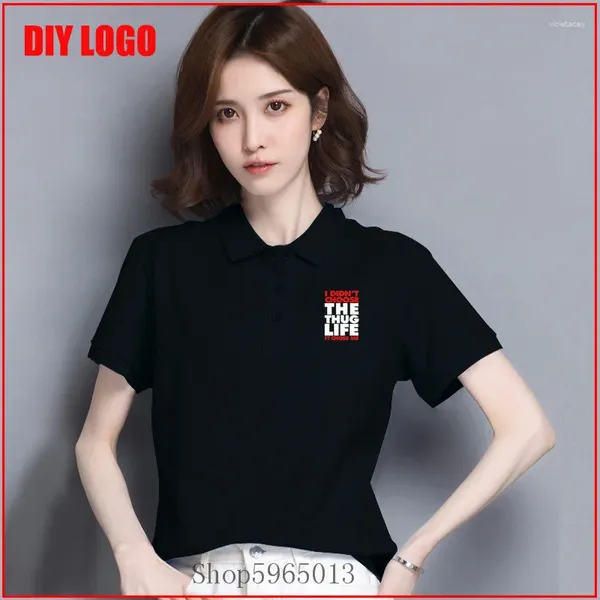 Polos femininos Fashion Fart Carregando 85% Funny Polo Shirt Piadas de pub escolhem BLUSAS MUJER DE MODA 2024 ROVA FEMME FEMME TOPS