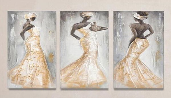 Ручная нарисованная абстрактная фигура картины маслом на холсте, сексуальная африка, женщины живопись современным декором на стенах, художественные картинки подарок 8045171