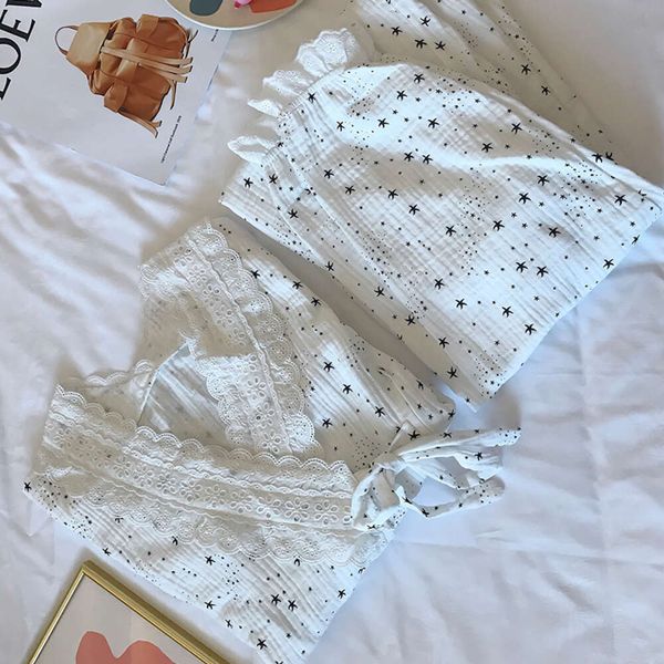 100% Cotton Maternity Nursing Sleep abbigliamento estate sottili Pamas allattanti sciolti Suit in gravidanza Abbigliamento da sonno per il sonno