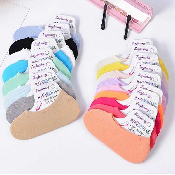 Kinder Socken bonbonfarbene Frauen Magische Socken Samt versteckte kurze Knöchelsocken Kinder Kinder atmungsaktiv