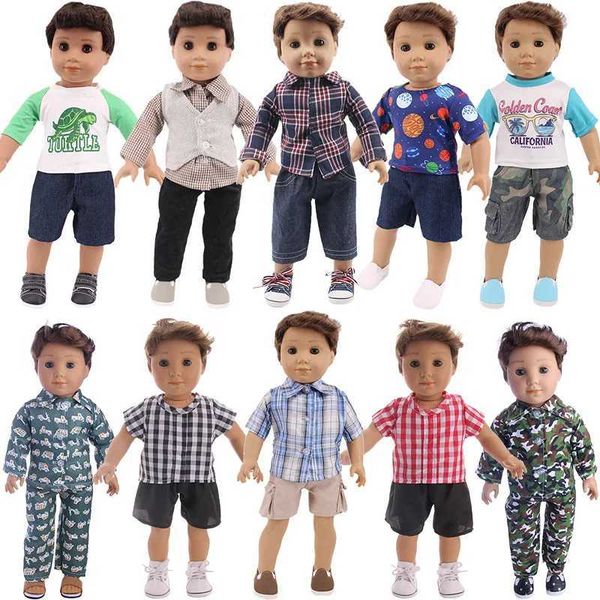 Dolls Dolls Dolls Acessórios de roupas de boneca de alta qualidade Acessórios adequados para bonecas meninas de 18 polegadas e bonecas recém -nascidas de 43 cm nossa geração e bonecas de menino de 18 polegadas WX5.27