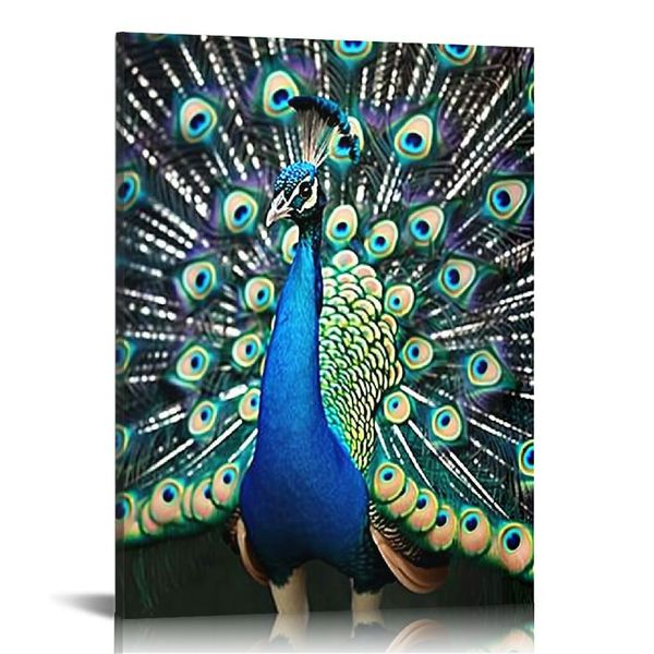 Decoração do quarto Arte da parede PACOCK PEACOCK PETRA PRIMAÇÃO DE TRATA DE TRATA DE TRATA PRIMAÇÃO PARA DECORAÇÃO DE PARENDA PARA A ESTÉTICA DE BAVIENCIO