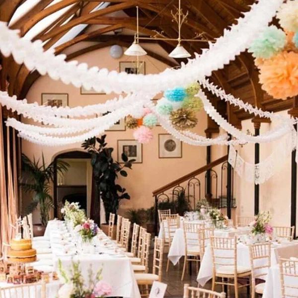 Stentieri Streners Colla cotetti 3,6m a quattro foglie Garlands forniture artigianali per la festa di matrimonio decorazione per casa Banner Banner Baby Shower Easter D240528