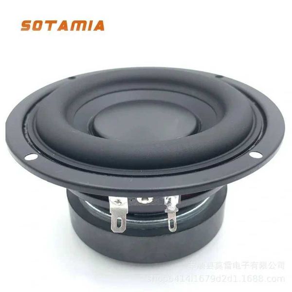 Портативные динамики Sotamia 1pcs 4,5-дюймовый бас-динамик 115 мм 4 Ом 30 Вт бас-динамик низкочастотный звуковой звук