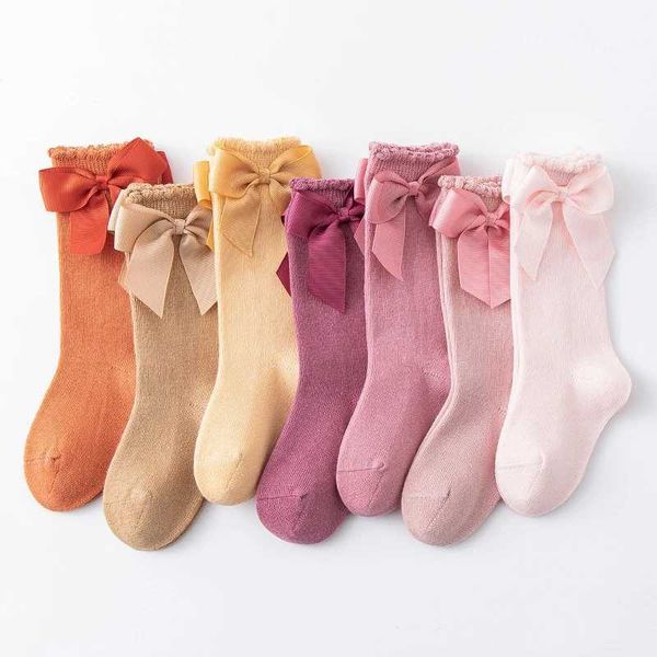 Kinder Socken Baby Accessoires Neue Mädchen Socken Frühlingssoelen Prinzessin Mutter Kinder Socken Großhandel koreanische Kinderkinder Baumwollboden Socken D240528