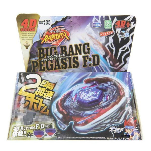 4d Beyblades che gira il big big big bb105 cosmic pegasus f d impostazioni di lancio con lanciatore ripcord s245283