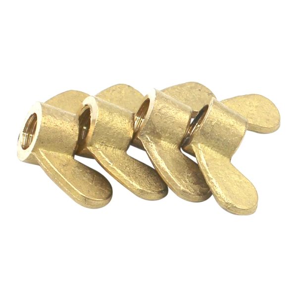 2-5 PCs Brass Copper Butterfly Wing Nuts M3 M4 M5 M6 M8 M10 M12 Material Torno da mão Porca