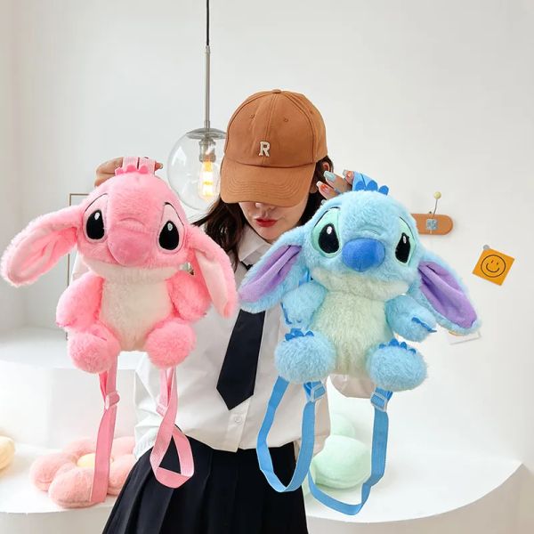 Großhandel Cute Blue Puppy Plush Rucksack für Kinderspielpartner, Valentinstagsgeschenk für Freundinnen, Heimdekoration