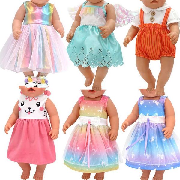Куклы куклы куклы 43 см одежда для новорожденных кукол и аксессуары для американских кукол модное платье с кутюр платье WX5.27