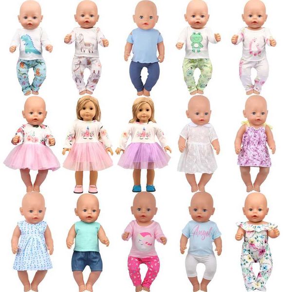 Кукла кукол кукол кукольная одежда для животных Animal Alpaca лягушка платье 18 дюймов США и 43 см для новорожденных новорожденных кукол og girl girl fired игрушка Wx5,27 Wx5,27