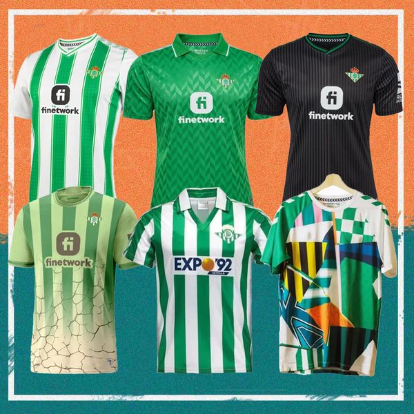 23/24 Real Betis ISCO Camisas de futebol 2023 JOAQUIN FEKIR B.IGLESIAS CANALES WILLIAN J Camisa WILLIAM CAMARASA JUANMI VICTOR RUIZ Uniforme de futebol