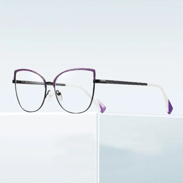 Очки рамки женщины стильные кошачьи глаза Овальные модные оптические очки прибытие