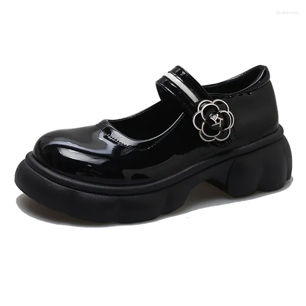 Sapatos casuais Moda Mulheres Lolita Flora Doce Mary Jane Meninas Escola Estudantes JK uniforme