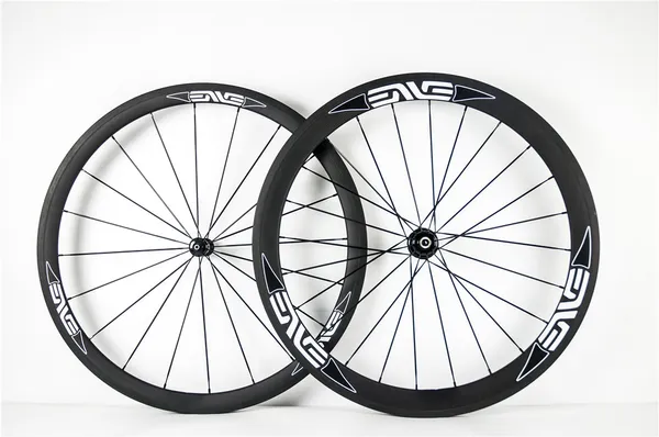 Sale Env 38 mm posteriore 50mm Clincher White Logo Wheelset Bicycle Full Carbon Bicycle