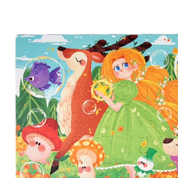 Kids Floor Puzzle Early Learning Educational Paper Jigsaw Puzzle Montessori Toy for Kids Age 4-8 Children Gift Boys Girls