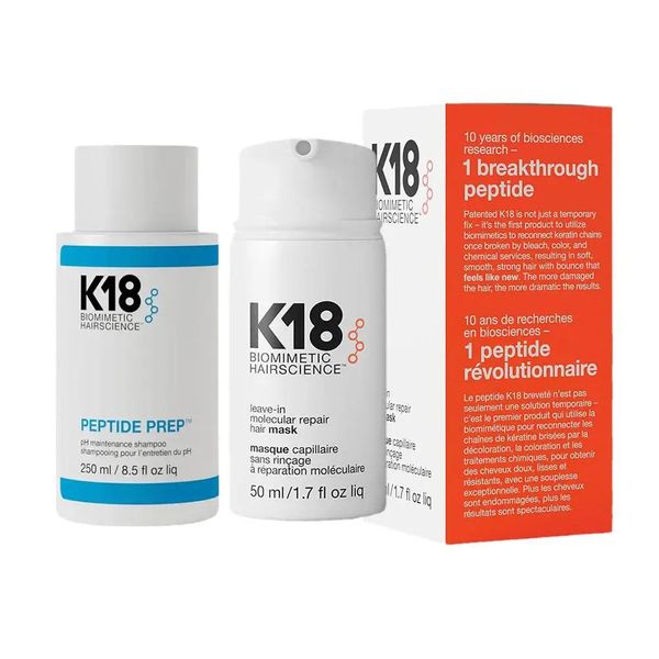 K18 shampoo da 250 ml Maschera per capelli per riparazione molecolare Leo-in Molecular 50 ml DEEPING UTILIZZAZIONE NOURING IDRATING IDRODUTTI A RADURE LIBRORE LIMINARE CURE