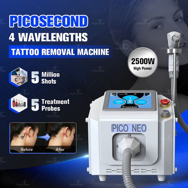 CE zugelassene Pico Laser Tattoo Entfernung Picosekunden und YAG Laser Hyperpigmentation Entfernung Face Acne -Behandlungsmaschine zum Verkauf zum Verkauf