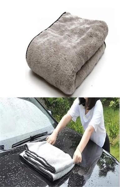 Cuidados com o carro Detalhe o kit de toalhas de lavagem 100x40cm Microfiber Limpeza de pano de secagem de pano de lavagem automática Rano para carros 2010216707093