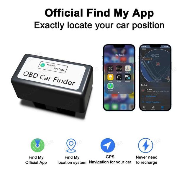 Acessórios para carros GPS Mini GPS Tracker para localizador de GPS OBD de carro Auto Encontre meu rastreador de monitor de voz Official AP OBD GPS rastreador GPS para auto carl205