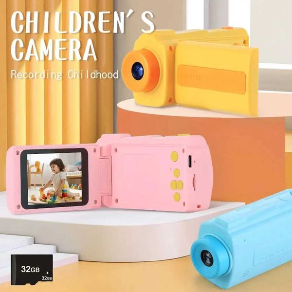 Toy Cameras Film Childrens Video Camcorder 1080p 20 MP Hochauflösende tragbare Mini-Digitalkamera mit einem 2,4-Zoll-großen Bildschirm für Geburtstagsgeschenke WX5.28