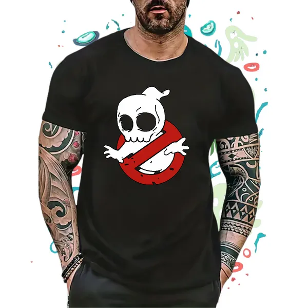 Novos camisetas masculinas impressão de desenhos animados s-3xl ao ar livre tsshirts round round colle