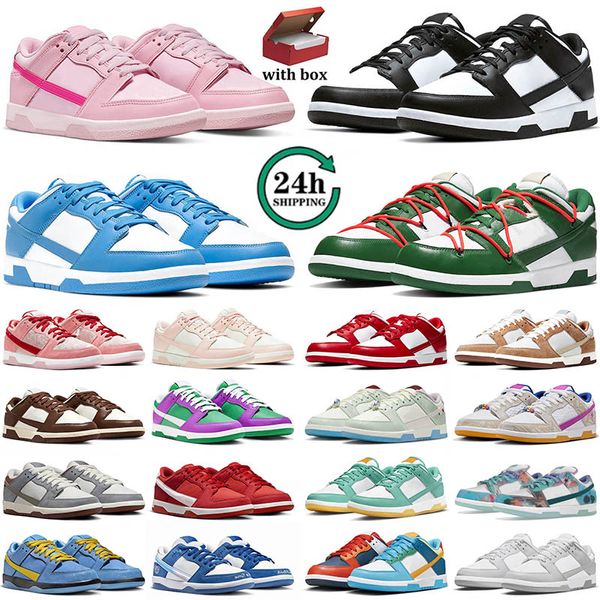 nike sb dunk low dunks duncks panda shoes Scarpe da ginnastica da uomo Pine Green Futura Bleached Aqua scarpe da ginnastica da uomo a piedi 【code ：L】