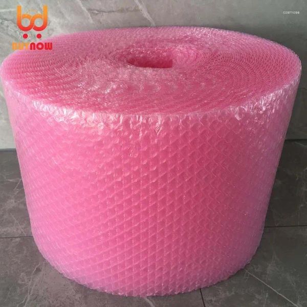 Geschenkverpackung Pink Bubble Film Rollbag Foam Papierverpackung Express verdickte Anti -Pad 20 cm 30 cm 40 cm 50 cm Breite