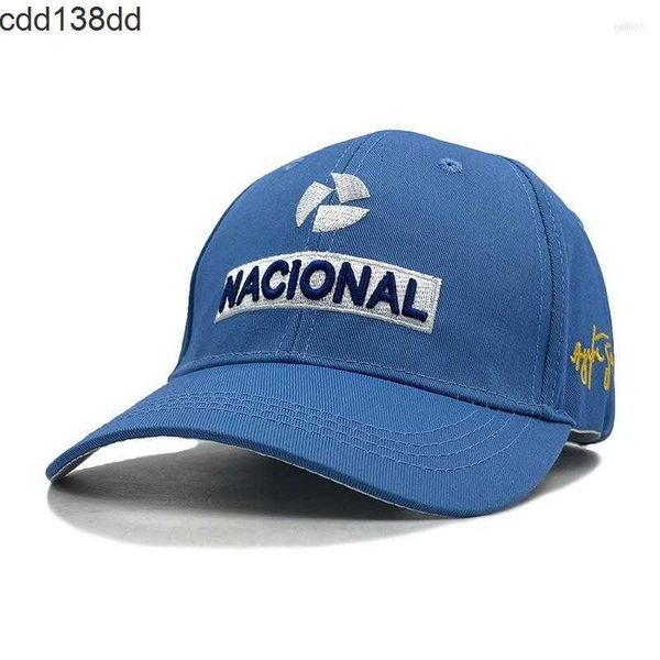 Ball Caps Fashion Ayrton Senna Baseball Cap Men Regolable Cotton Dad Summer Shade Hat Hat Cool Remoidery Sports Capelli sportivi