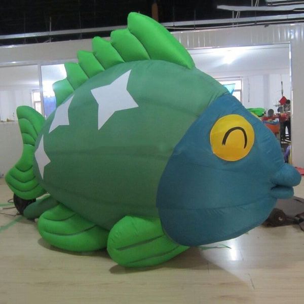 Gigante all'ingrosso Lively Inflable Fish Cartoon Personaggi Modello gonfiabile per la decorazione pubblicitaria realizzata da Ace Air Art 001