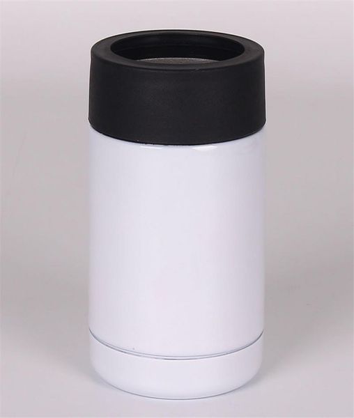 Tumbler sublimazione da 12 once può raffreddamento isolante Koozie Porta di birra sotto vuoto in acciaio inossidabile per lattine a cola da 330 ml Ke2021489 standard Ke2021489