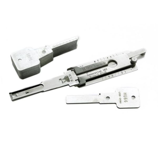 Lishi Hu66 V.3 IGN/DR/BT 2-in-1 Auto Pick und Decoder für VW // Skoda/Seat/Roewe 550 usw. Schlossertool5810206