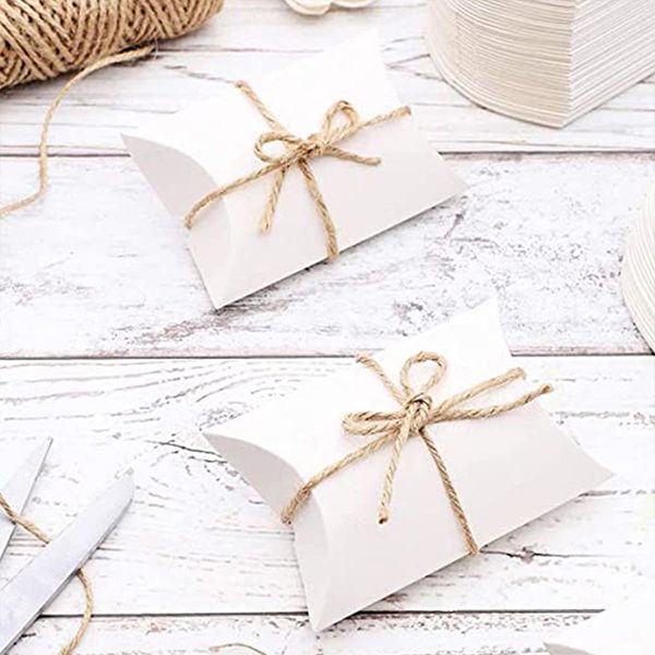 10pcs Box Box Packaging Box Filma Candy Box Bag Diy Wedding Party Favor Kraft Paper Boxes Supplies de Natal