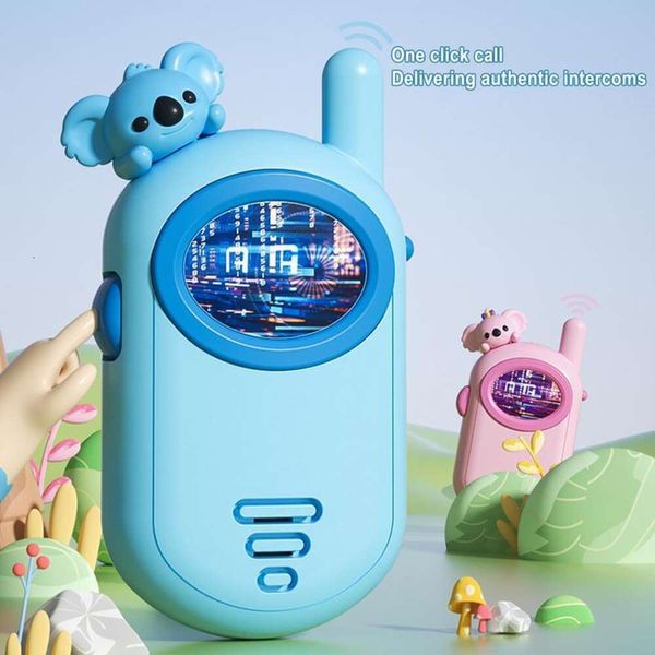  Für Kid Koala Design Radio Geschenke Spielzeug robuste Langstrecken -Kompakte entzückende batteriebetriebene Kinder Walkie Talkie