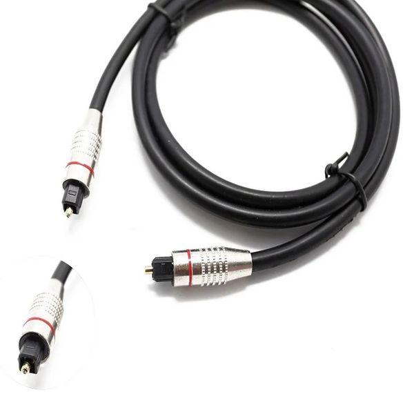 Os processadores de áudio exibem OD6.0 para Toslink Male to Male Cable 1,5m PVC Digital Optical Fiber Audio Line 1.5m DisplayLink