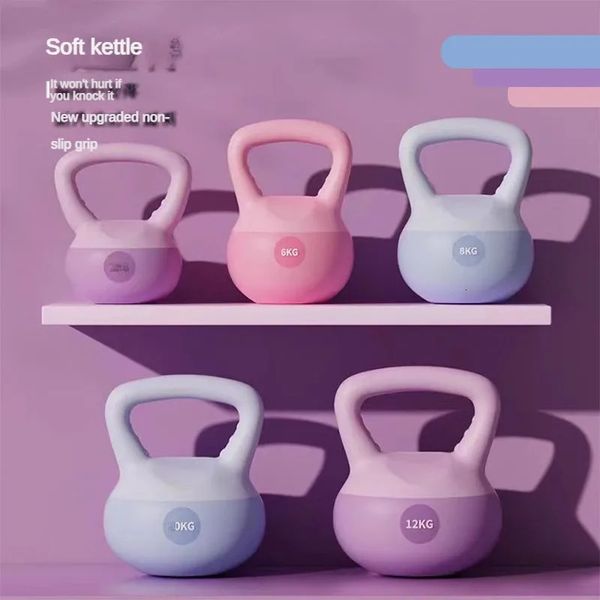 Kettlebell soft bottlebell womens sollevatura pesi manubri tozzo allenamento resistenza all'anca ad artefatto esercizio di fitness attrezzatura 240517