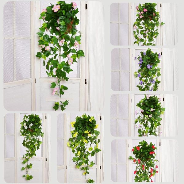 Декоративные цветы симуляция петунии цветочная стена висят декор простые ландшафтные фальшивые растения для свадебной вечеринки