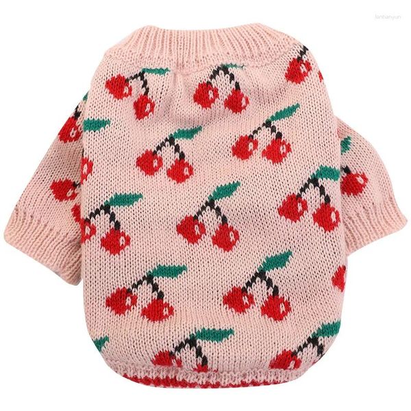 Abbigliamento per cani Abbigliamento per animali domestici rosso maglione invernale per cuccioli pomeraniani piccoli animali xs xl bun rosa negozio all'ingrosso