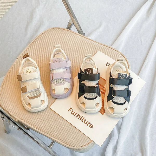 Sommer Kinder Sandalen Baby Girl Schuhe hohl aus Mesh atmungsaktiv
