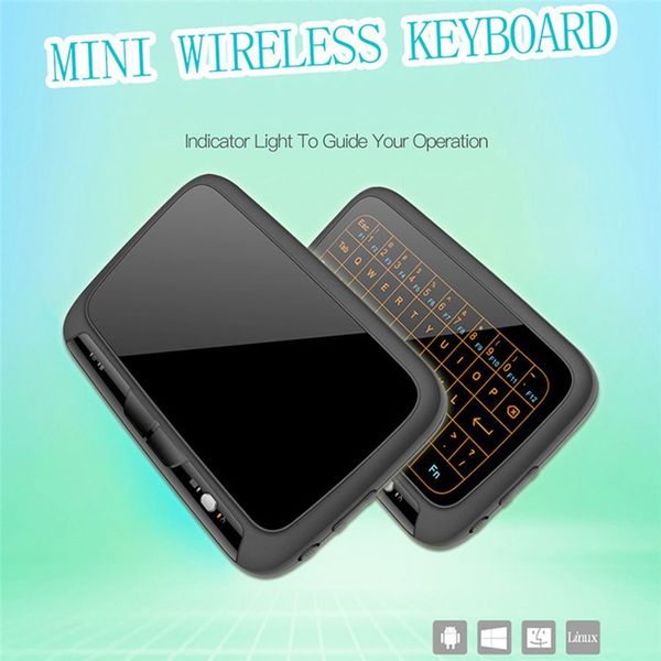 Tastiera virtuale da 53 pollici da 53 pollici di grande dimensione da 24 GHz Pannello completo Touchpad Backlight per Android Google TV Box Laptop Tablet Mgaut