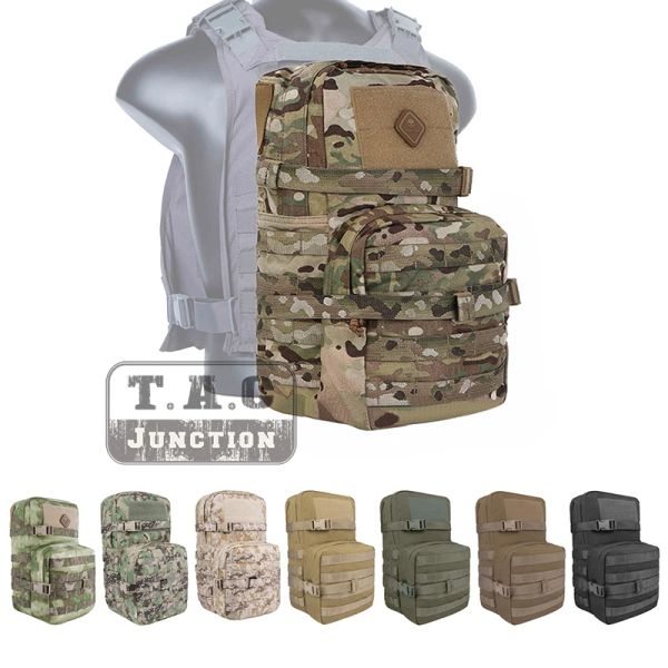 Borse Emerson Combattimento tattico MOLLE Pacchetto d'assalto modulare EmersonGear Zaino militare da esterno Borsa per idratazione da 3 litri Custodia per acqua