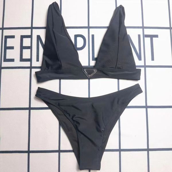 Sexy Bikini, Designer-Badebekleidung, Badeanzug, Triangel-Bikini, Luxus-Badeanzug, Badeanzug, Maillot de Bain, Vertuschung, zwei Ppice-Sets, Cup-Stile, Designer-Baumwolle, bequem